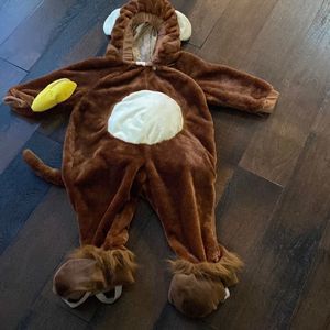 Monkey Halloween costume kids size 2T 3T soft one piece